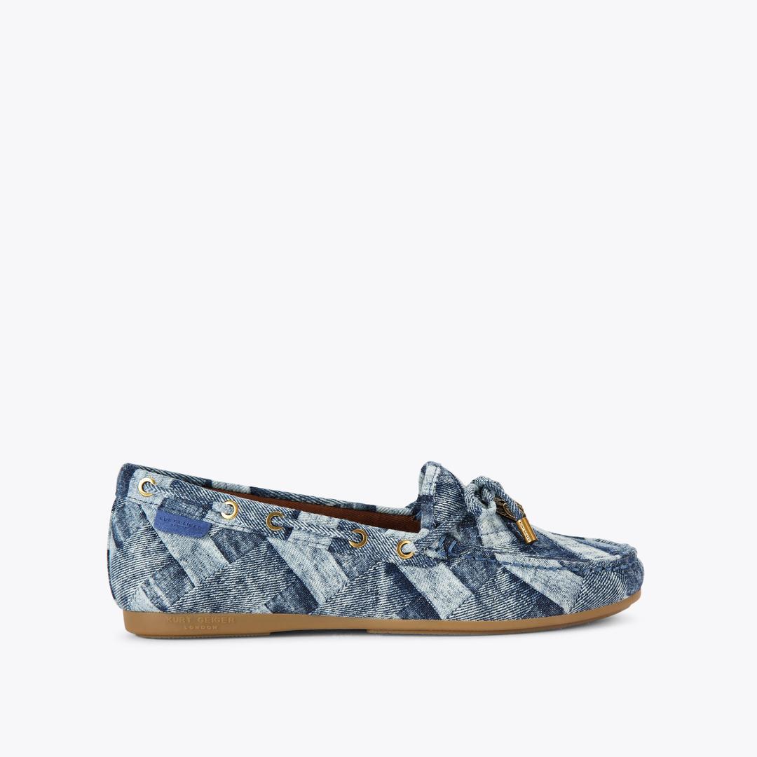 Kurt Geiger Eagle Moccasin - Denim