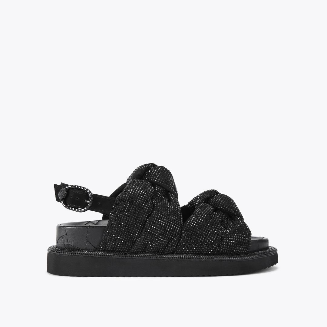 Kurt Geiger Orson Knot Sandal - Black