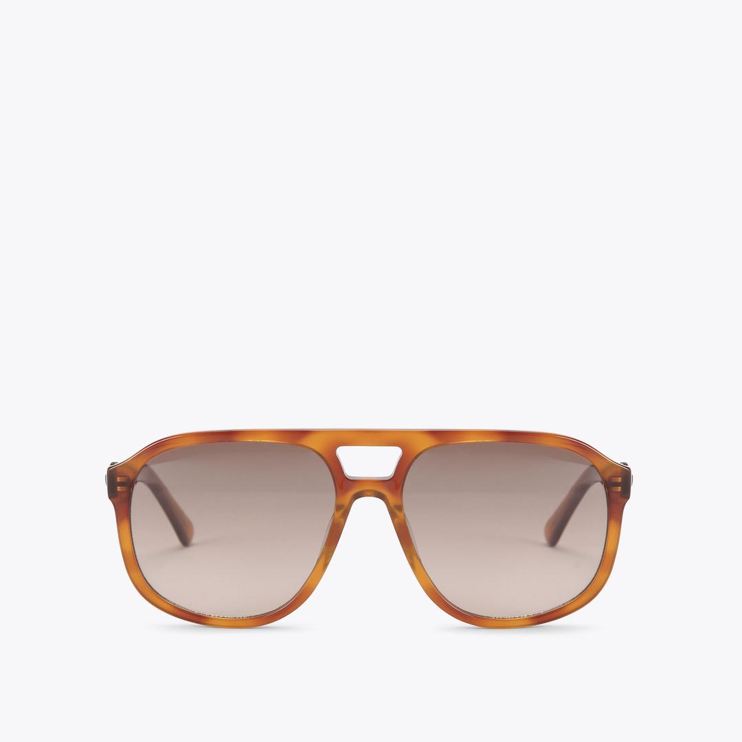 Kurt Geiger Regent Aviator Sunglasses - Brown Other