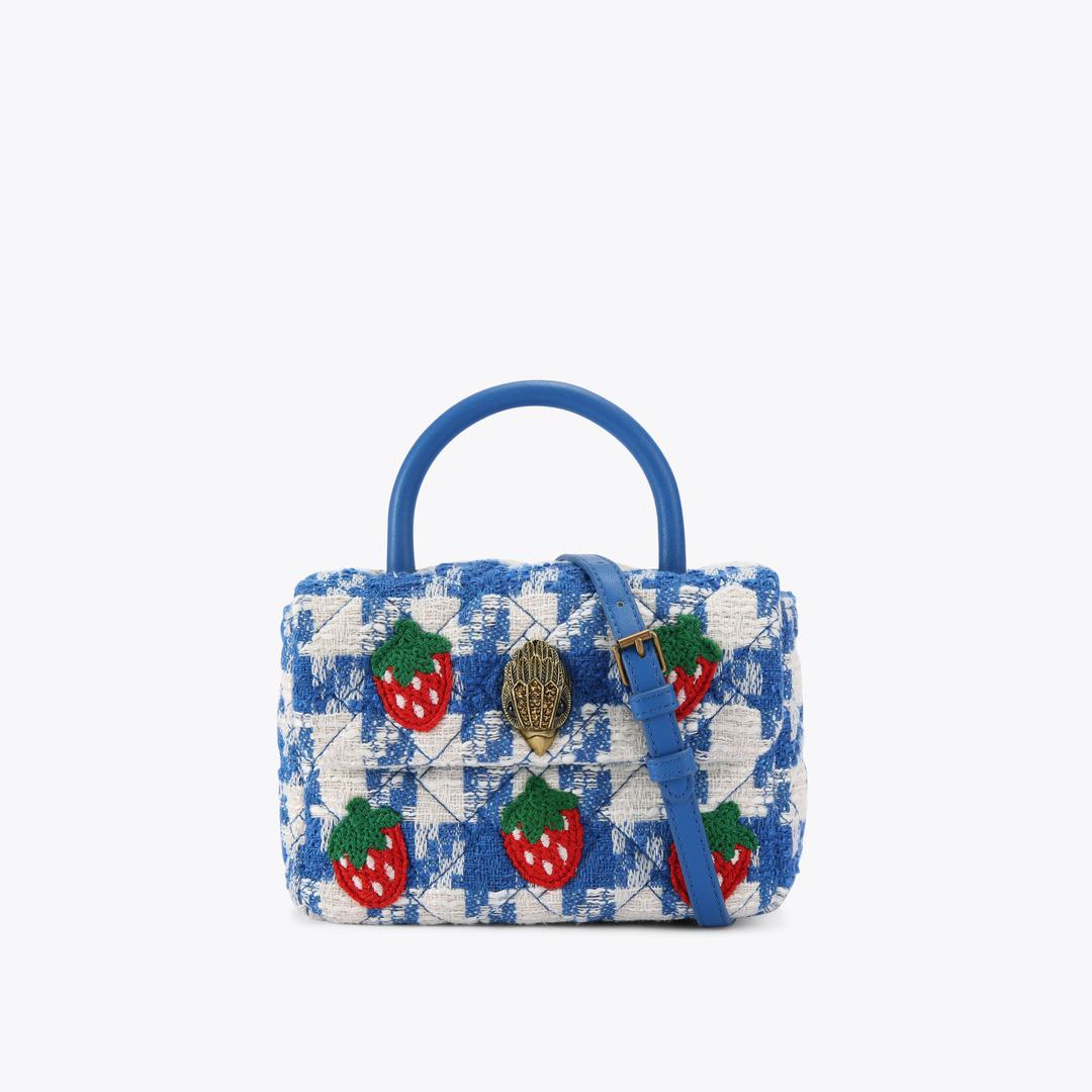 Kurt Geiger Mini Handle Kensington Bag - Blue Pale Combination