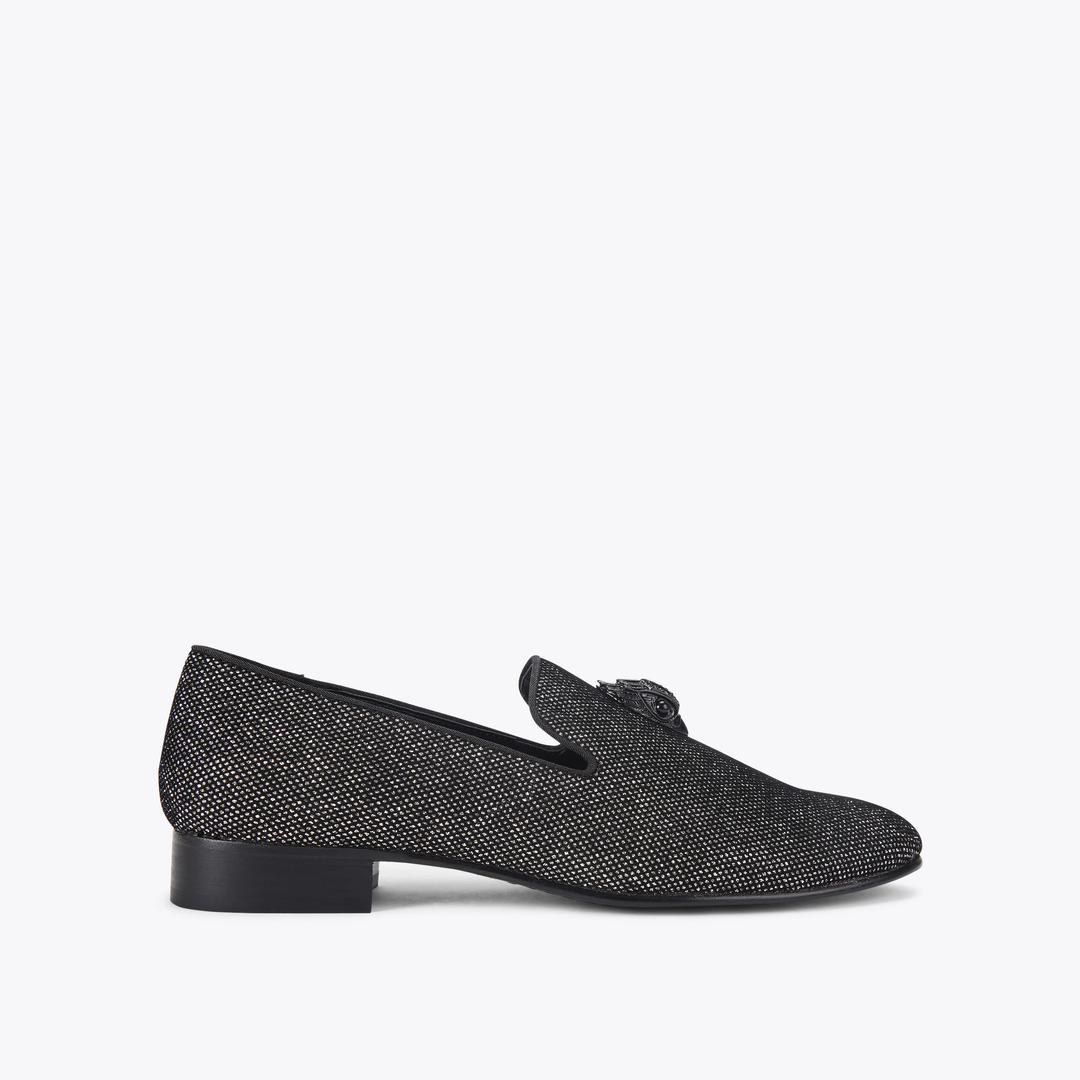 Kurt Geiger Ace Stud Loafer - Black Grey