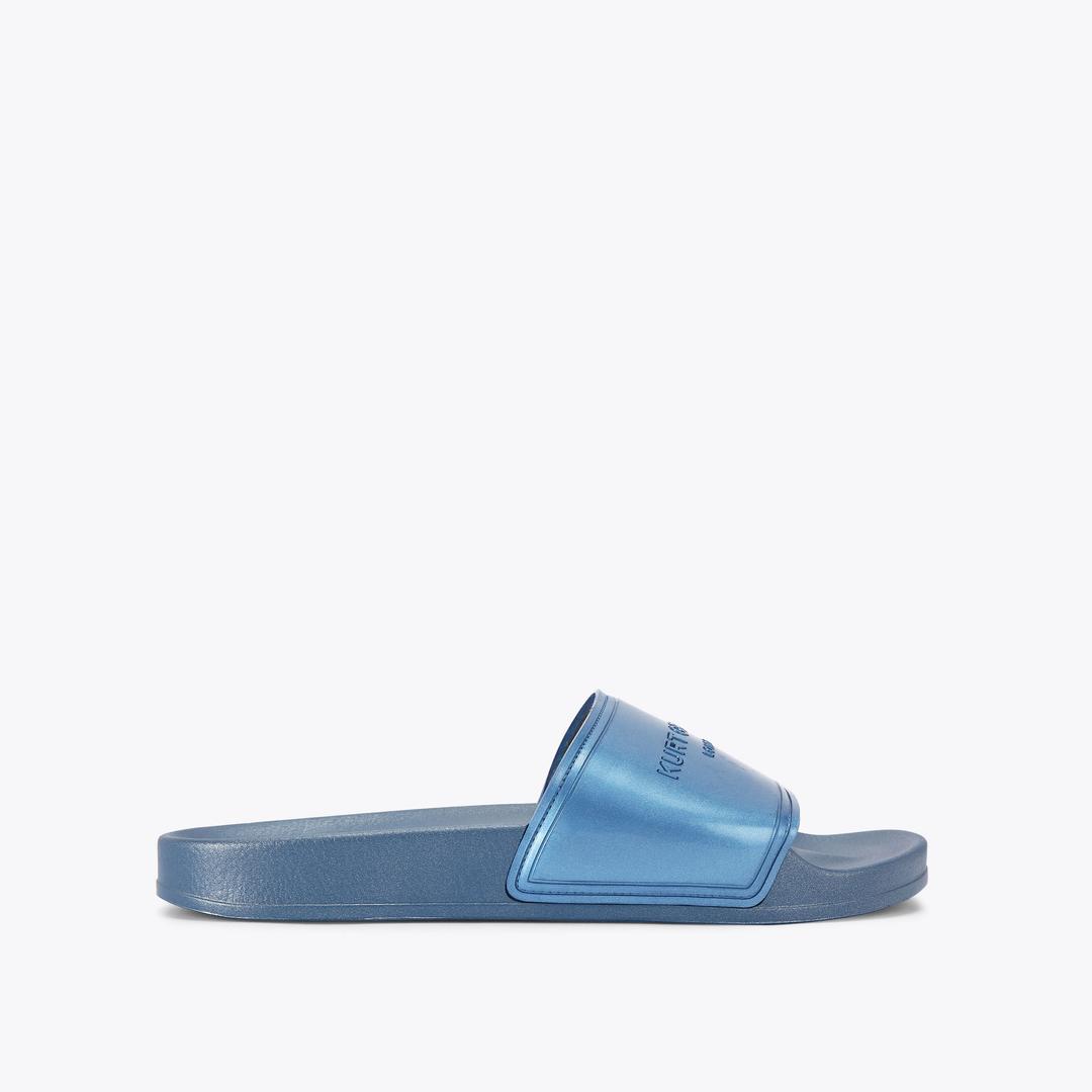 Kurt Geiger Mens Pool Slider - Petrol