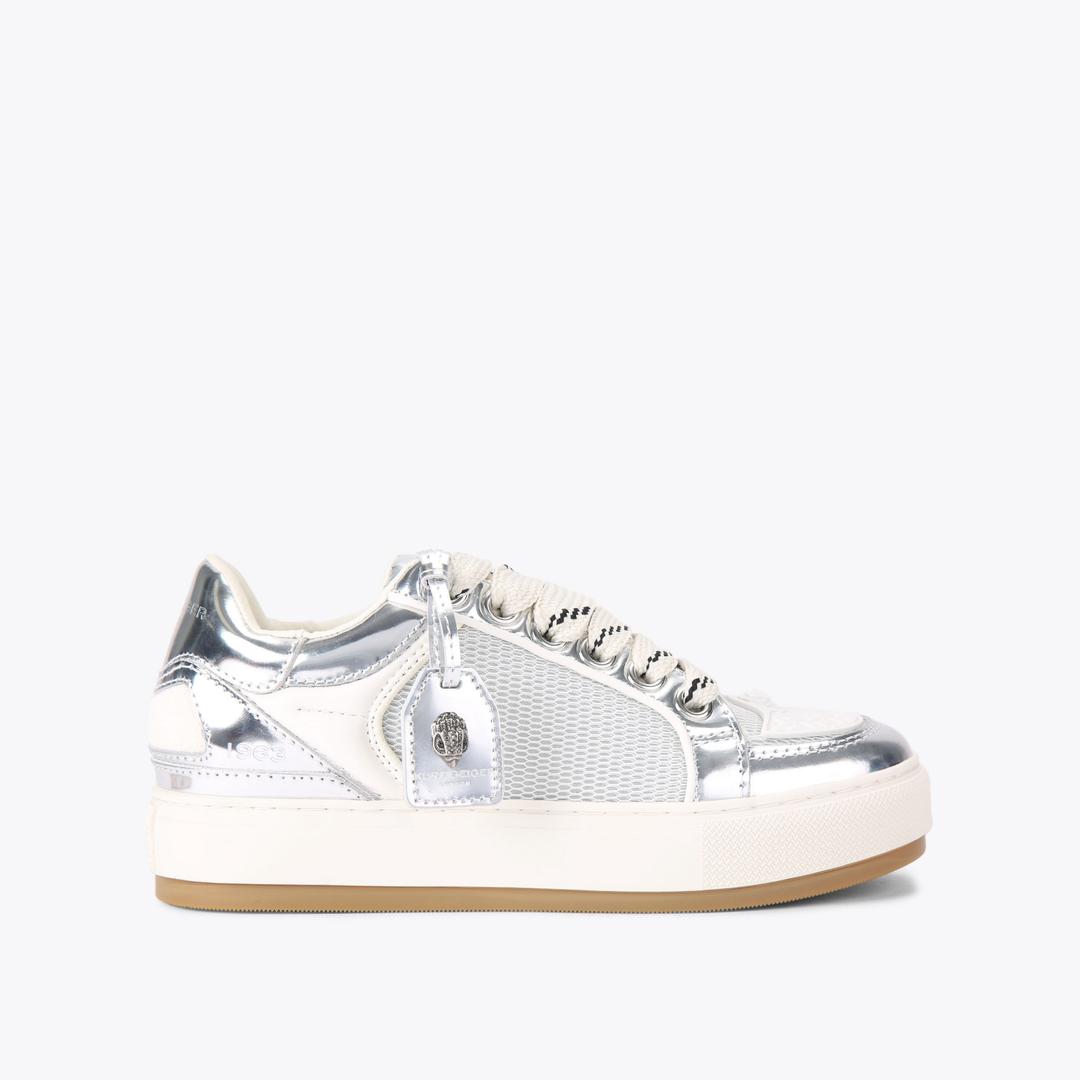 Kurt Geiger Southbank Tag Sneaker - Silver Combination