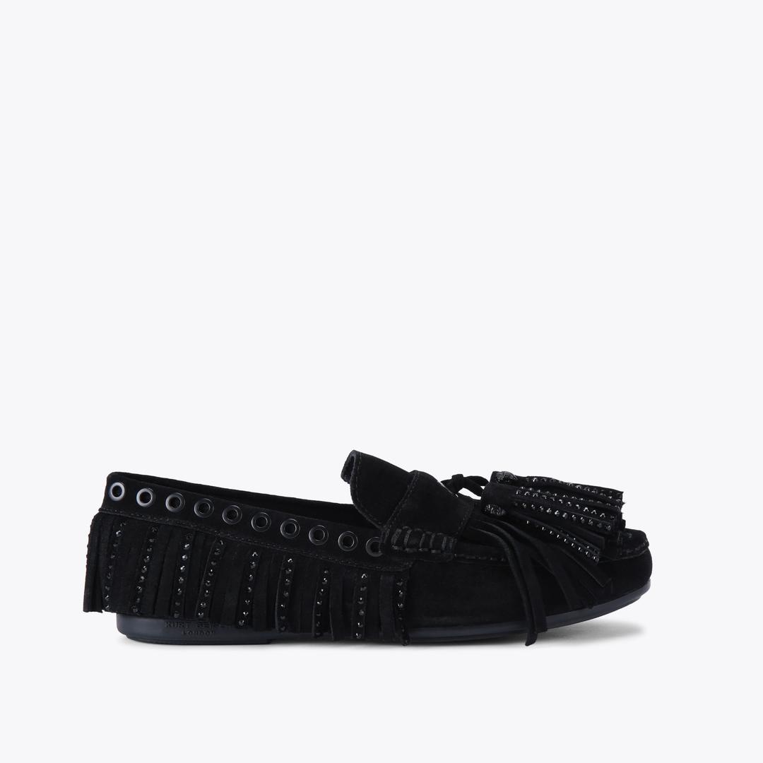 Kurt Geiger Tassel Moccasin Loafer - Black