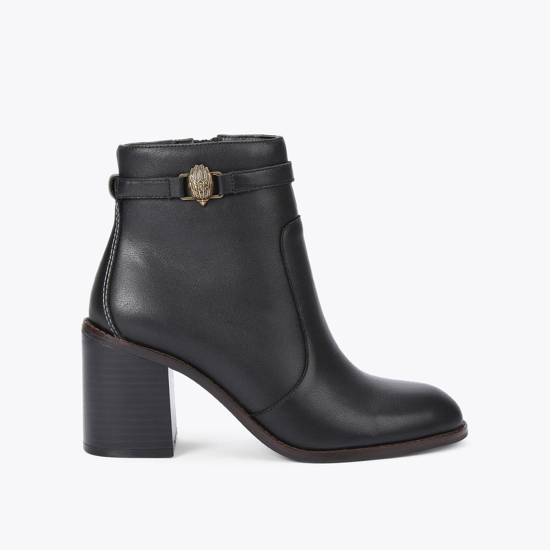 Kurt Geiger Shoreditch Block Ankle Boot - Black