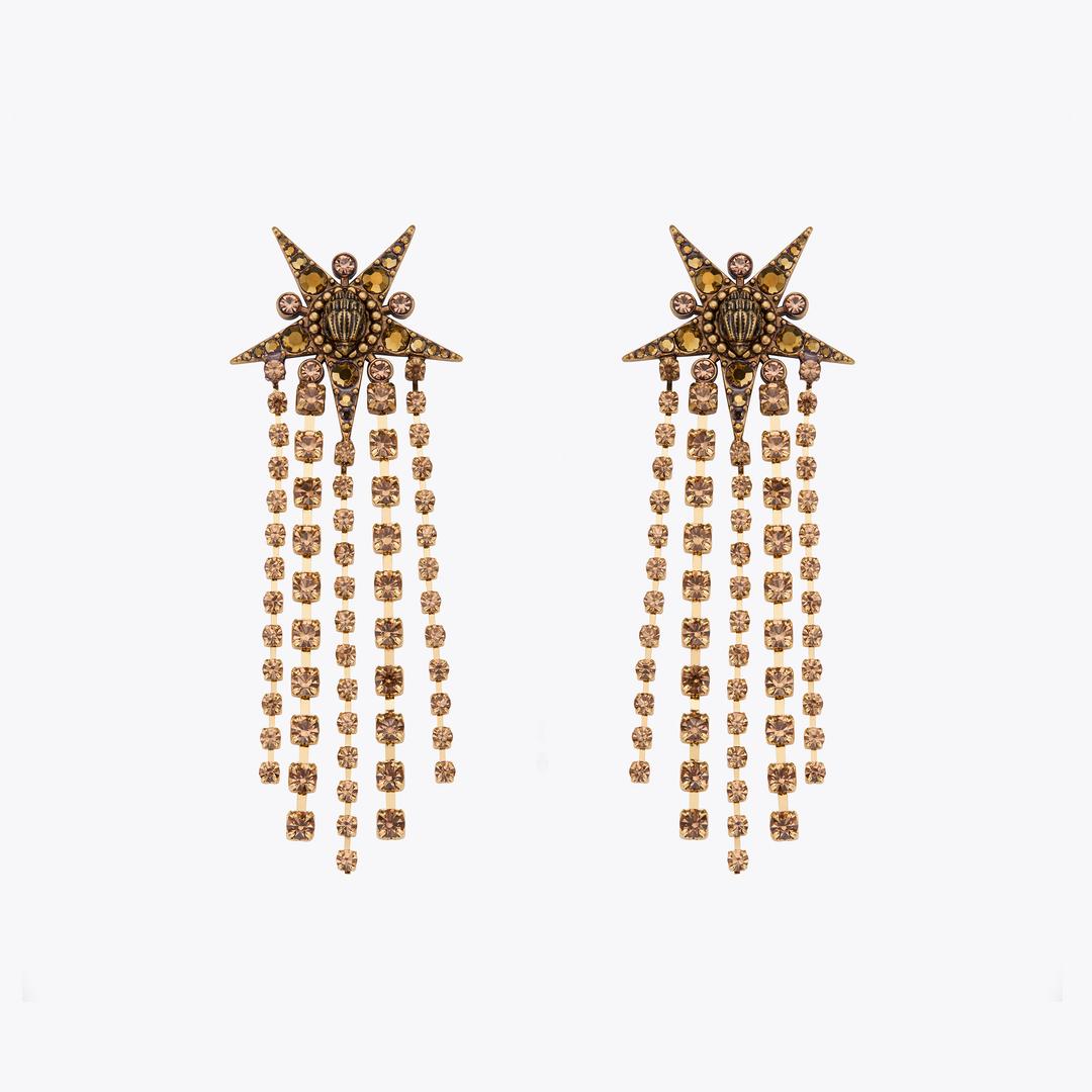 Kurt Geiger Large Star Earrings - Gold