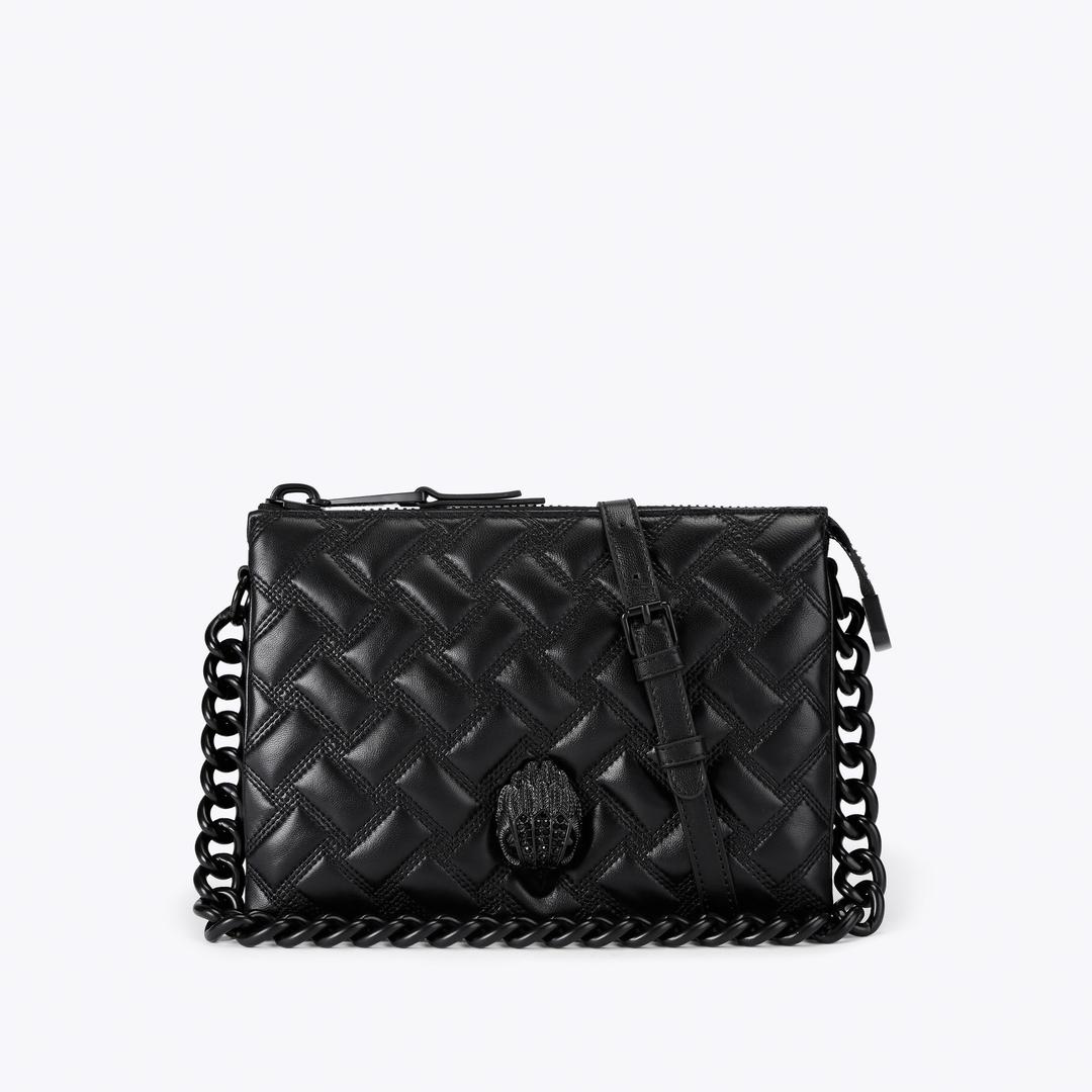 Kurt Geiger Kensington Drench Pouch Bag - Black