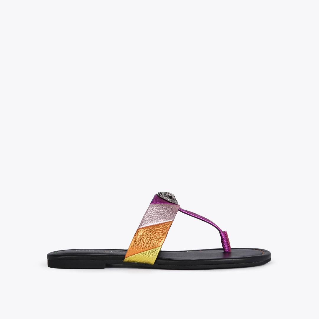 Kurt Geiger Kensington T-bar Sandal - Multi / Other