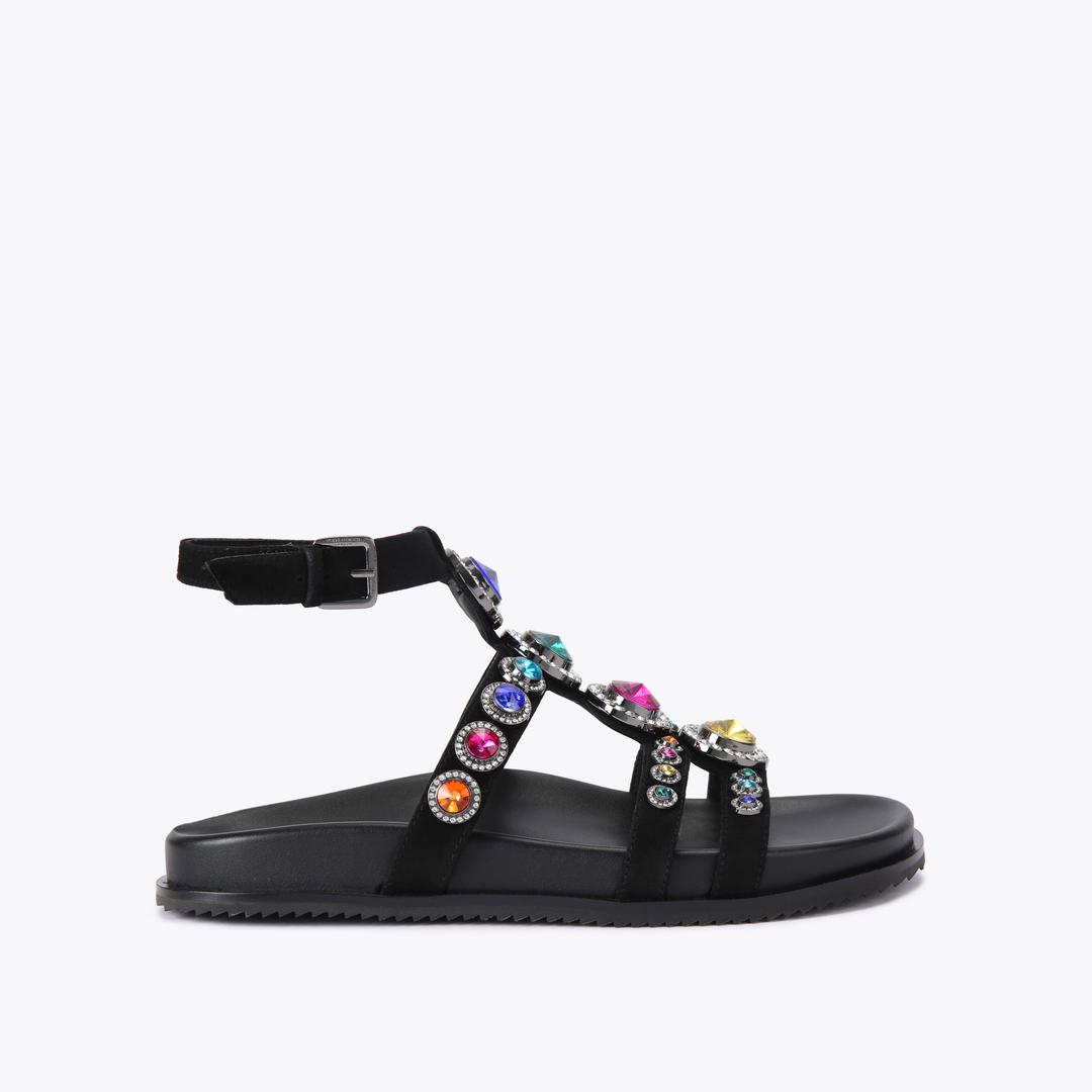 Kurt Geiger Octavia Gladiator Sandal - Black Other