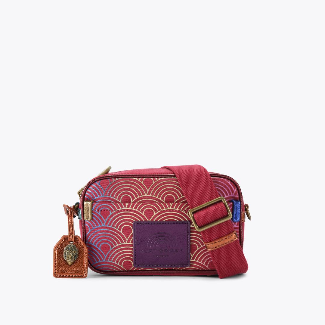 Kurt Geiger Small Southbank Camera Bag - Red Combination