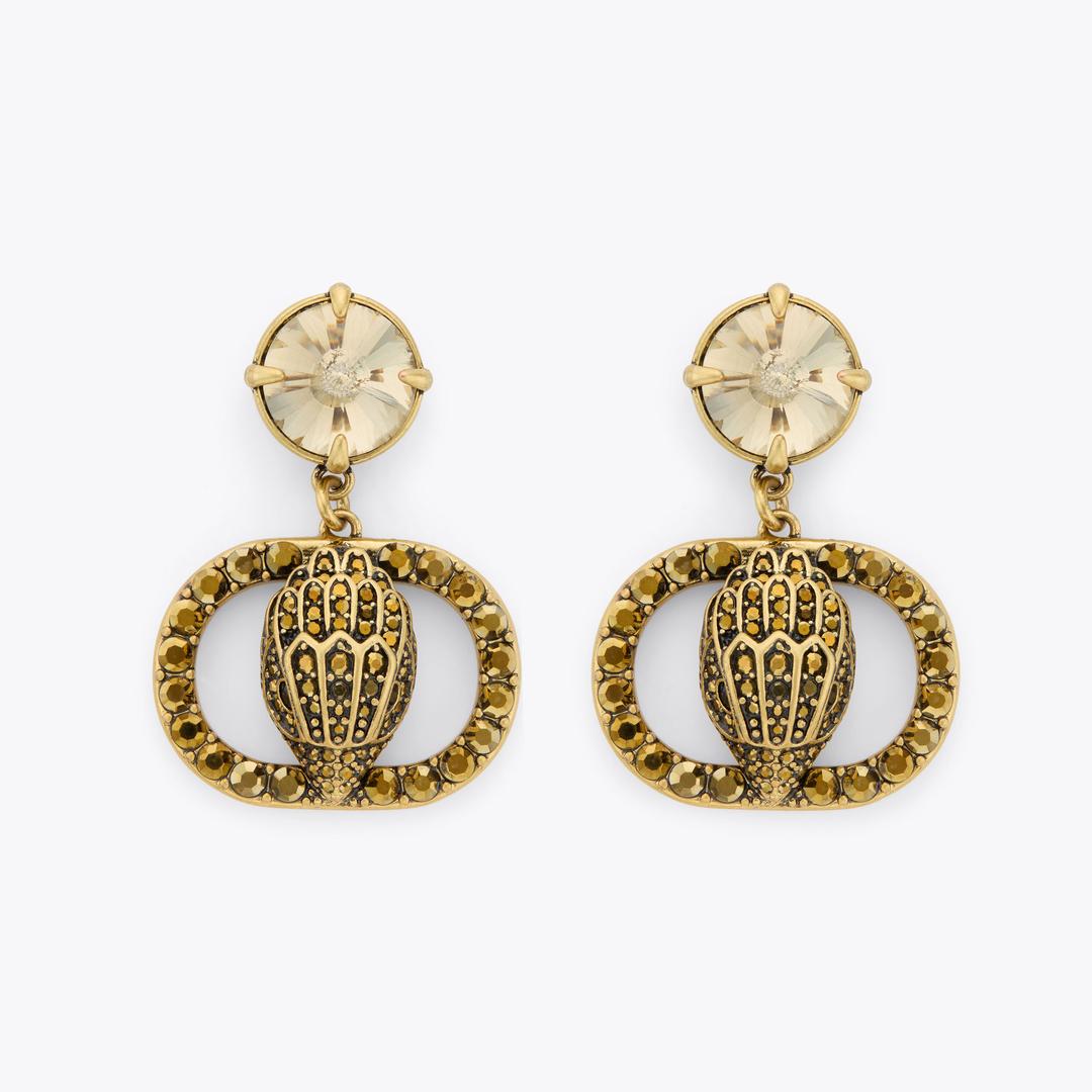 Kurt Geiger Chelsea Drop Earrings - Gold