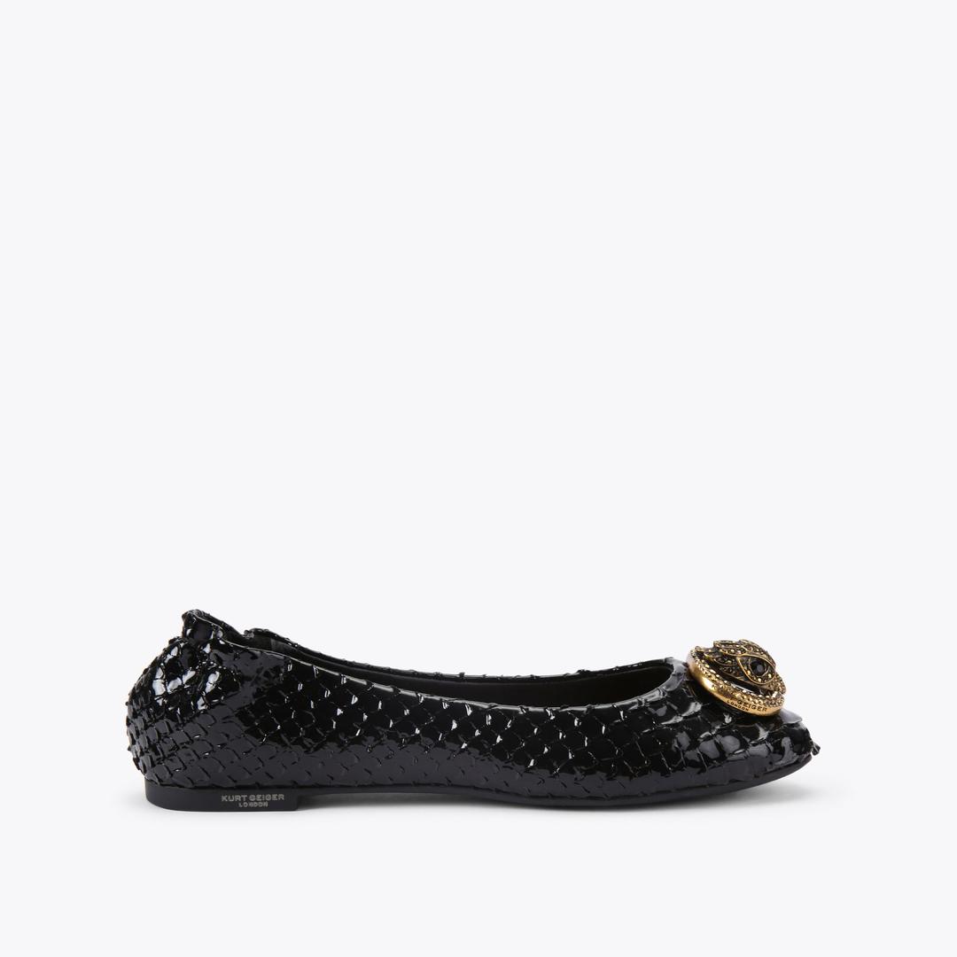 Kurt Geiger Chelsea Ballet Flat - Black