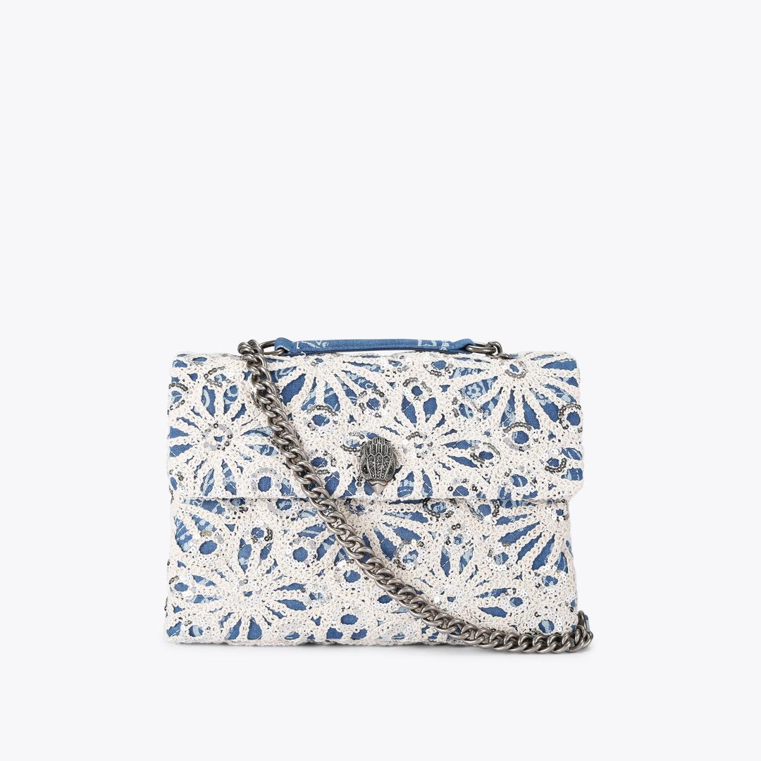 Kurt Geiger Large Kensington Bag - Blue Other