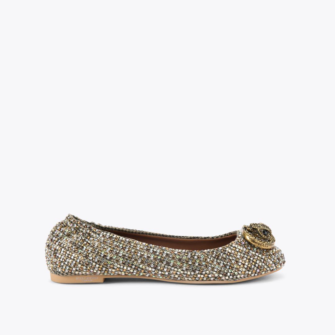 Kurt Geiger Chelsea Ballet Flat - Beige Combination