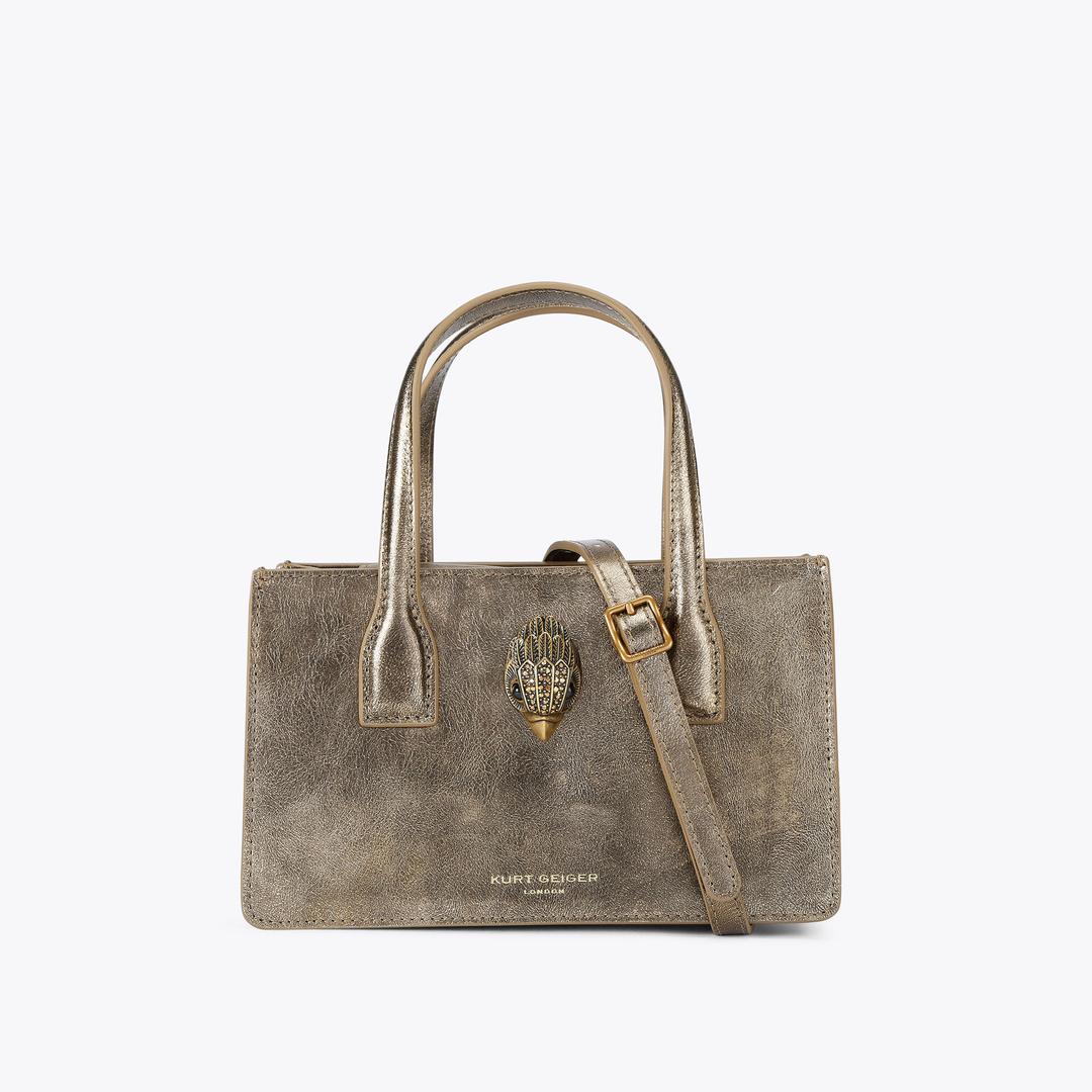 Kurt Geiger Mini Bond Tote Bag - Bronze